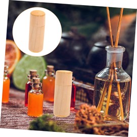 CHILDWEET Essential Oil Storage Box Wooden Organizer for Essential Oil Bottles Flat Bottom Design for Stability for Home Travel and Easily Accessible