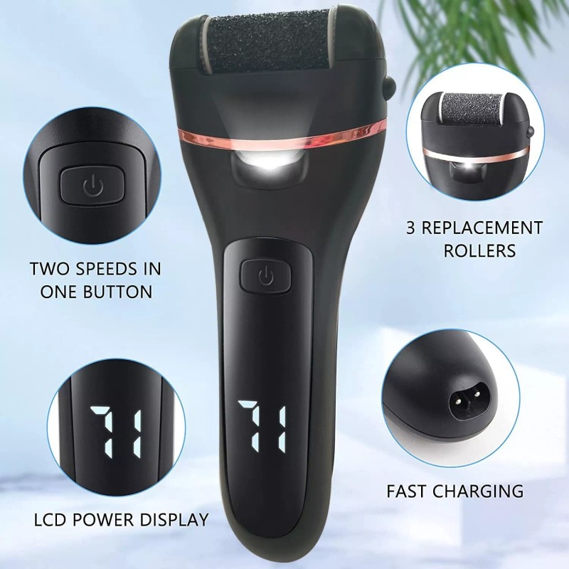  Electric Foot Grinder File Callus Dead Skin Remover Pedicure