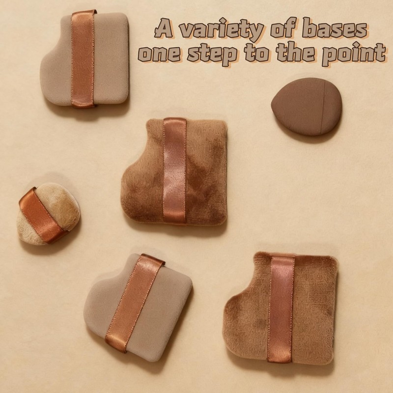 Dual-Use Powder Puff, Mini Cushion Makeup Sponge for Loose Powder,