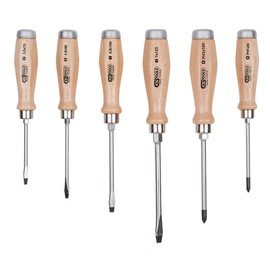 KS Tools 300.1050 ERGOTORQUE WOODmax screwdriver set, 6 pcs