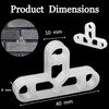 100 Pcs Tile Spacers, 10mm T-Shape Floor Tile, Removable Tiles