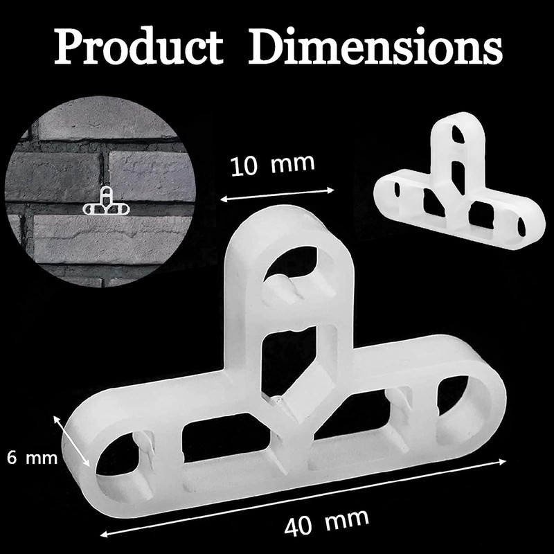 100 Pcs Tile Spacers, 10mm T-Shape Floor Tile, Removable Tiles