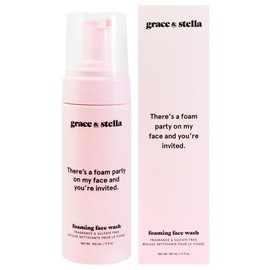 grace & stella foaming face wash gentle cleanser hydrating refreshing skincare essential Facial Flower - Size: 150 ml