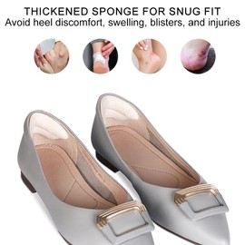 Heel Pads for Shoes Too Big,Heel Grips for Women,Insert Cushion to Make Shoes Smaller,High Heel Comfort Pads for Loose Shoe,Heel Inserts,Blister Pads,Heel Protectors, (3 Pairs)