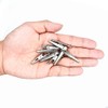 Jabinco (Pack of 100pcs) 35mm Metal Alligator Clip