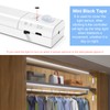 WOBANE Dual Motion Sensor Stair Lights Strip, Rechargeable 16.4ft LED