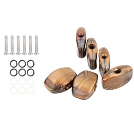 Guitar Tuning Pegs, Pack of 6 Plastic Guitar Tuning Keys Mechanics Knob Acoustic Guitar Replacement Tuner Cap Mechanics Adjustment Knobs Button Tuning Peg Handle for Folk Classical Electric Guitars