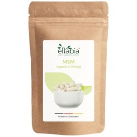 eltabia MSM Kapseln 1000 Stck | Hochdosiert 2280mg Tagesdosis organischer Schwefel | Premium Methylsulfonylmethan ohne Zus?tze | Vegan