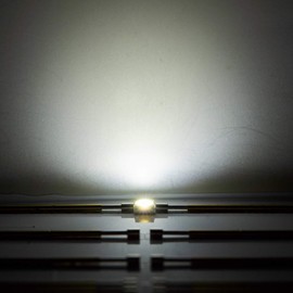 Chanzon 100 pcs 3528 (1210) White SMD LED Diode Lights Chips (Surface Mount PLCC 3.5mmx2.8mm DC 3V 20mA 7-8LM) High Intensity Bright Lighting Bulb Lamps Electronics Components Light Emitting Diodes