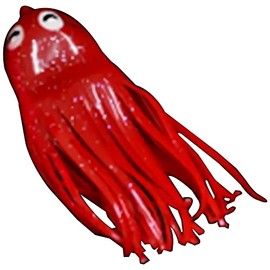 MARUSHINGYOGU Dragon Octopus Gummy Red