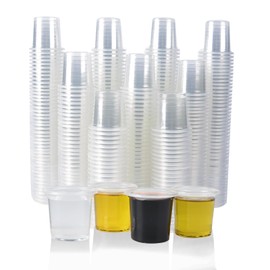 ASOPFYUM Shot Glasses Plastic Shot Cups Pack of 400 Reusable Shot Cups Plastic 2 cl / 20 ml for Weddings, Parties, Festivals or Various Events, Shot Cups