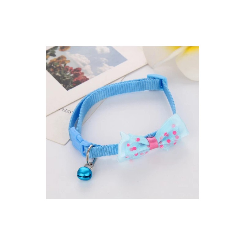 speedway Nylon Cat Cute Collar with Bell bow tie for