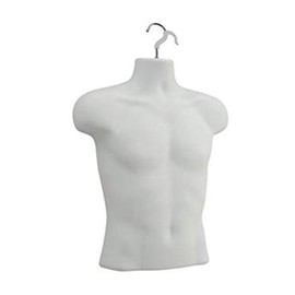 Male Molded Frosted Shirt Form in Opaque Finish