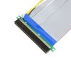 Cablecc PCI-E Express 16X to 16x Riser Extender Card with