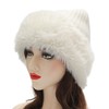 ZLYC Winter Faux Fur Slouchy Beanie Hat for Women Warm