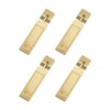 HIZEFSOO 4Pack Pendant Handle Engraved Sea Wave Non Slip Cabinet