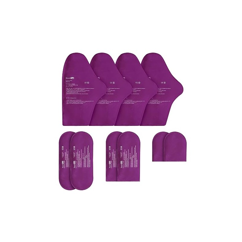 SuzziPad Replacement Ice Gel Packs for Cold Therapy Gloves and