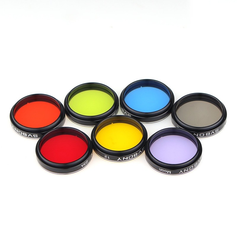 Svbony Filter Set 1.25 Inch 7-Piece Eyepiece Filter Set Moon