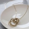 Jewel VOX Necklace, Nickel-Free, Oval, Long Necklace, Metal Allergy-Friendly, Stylish,