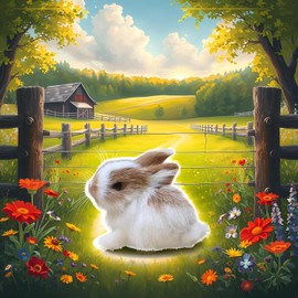 Cute Mini Simulation Rabbits, Lifelike Plush Rabbits, Miniatures Cute Stuffed Animal Figurines, Home Party Decors, Home Decoration Model Gift