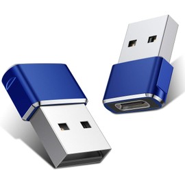 Usb 3.1 Type C Female To Usb 3.0 Male Adapter Converter | Type-C Female To Usb 3.0 Male Adapter | Usb C 3.1 Type C Female To Usb 3.0 Type A Male Port Converter For Android Mobiles. (Blue)