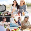 Sunshine Smile Cool Bag, Collapsible Picnic Cooler Bag, Thermal Bag,