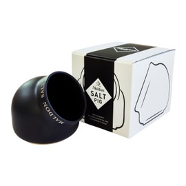 Maldon Salt - Ceramic Salt Pig | Made of Quality Ceramic with a Classic Design | Perfect Addition to The Kitchen or Dining Room | Black