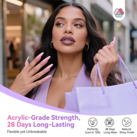 SAVILAND Poly Gel Nail Kit for Pretty Gift: 15 PCS Poly Nail Gel with U V Light Lamp Quick Dry Slip Solution, 4 Weeks Lasting poli gel para uñas Manicure Supplies for Starter Home Salon DIY, Sheer