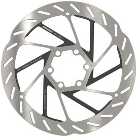 SRAM HS2 ディスクブレーキローター - 160mm 6ボルト 丸形 シルバー/ブラック
