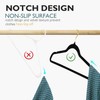 ManGotree Velvet Coat Hangers with 360° Swivel Gold Hook, Non-Slip