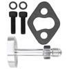 Turbo Oil Water Drain Return Flange Adapter Kit Aluminium Alloy