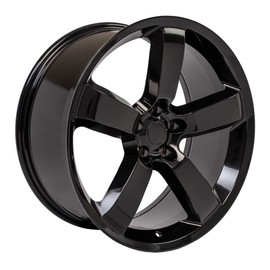 OE Wheels LLC DG04-20090-5115-20B Black Wheel Painted (20 x 9. inches /5 x 115 mm, 20 mm Offset)