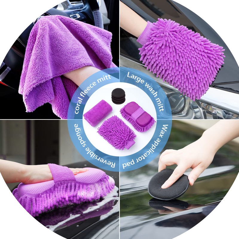 AUTODECO 22Pcs Car Wash Cleaning Tools Kit Car Detailing Set