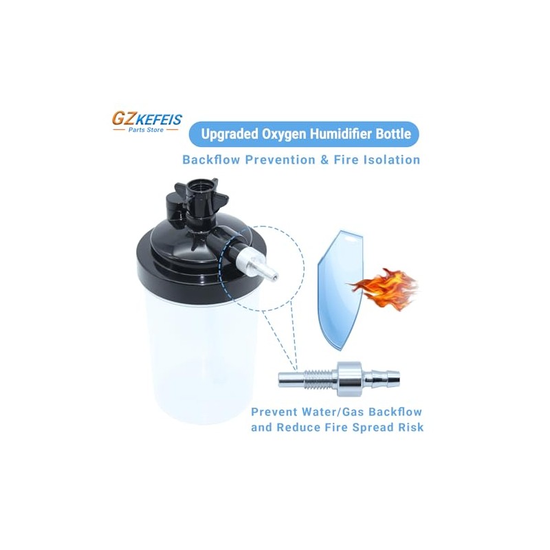 Advanced Oxygen Humidifier Bottle for CPAP & Concentrators