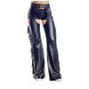 Dreamgirl Black Fringe Chaps with Glitter Belt – Western Costume