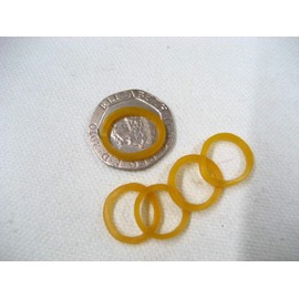100pcs Small Rubber Elastic Bands Elastic Bands tie for Packing Home Handy (14MM)