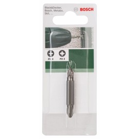 Bosch 2609255955 Double Ended 45mm Screwdriver Bit (Ph 2 - Pz 2)