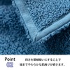 Kusuhashi Crest Woven Imabari Towel DOUBLE STAR BLUEVERA Wash Towel,