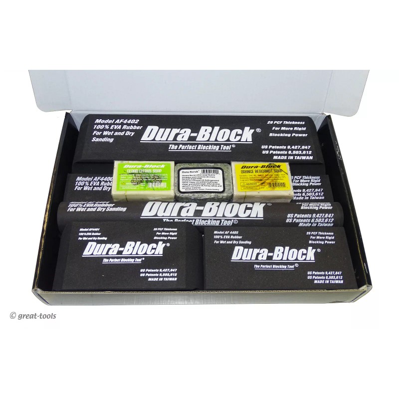 Dura-Block AUTOMOTIVE SANDING BLOCK ASSORTMENT – auto body repair tools
