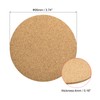 QUARKZMAN 95 mm (3.74 inches) round coasters, 4 mm thick