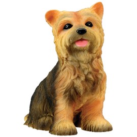 Yorkshire Terrier Puppy / Dog - Yorkie Statue Figurine Sculpture Model