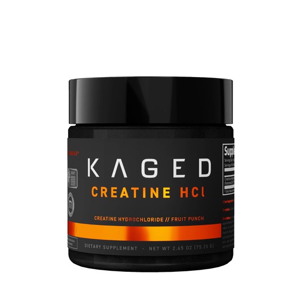 Kaged Creatine HCl Capsules | Unflavored | Muscle Building and Recovery Supplement | Patented Formula | Highly Soluble | Powder in Pill Form | 75 Servings