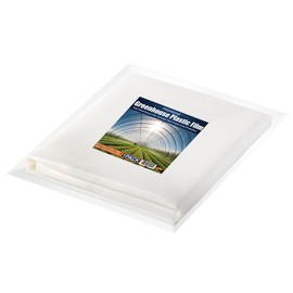PROMORE Greenhouse Plastic Film 6Mil, 8' x25' Clear Polyethylene Plastic Sheeting, UV Resistant, for Hoop House,Gardening,Farming,Agriculture,Four-Year Lifespan