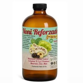 Noni Hawaiian Organic Tonic Antioxidant 32oz - Rich in Vitamin A, C & Iridoids & Minerals for Health Benefits in Jar - Healthcare, Dietary Supplement Fitness Edible