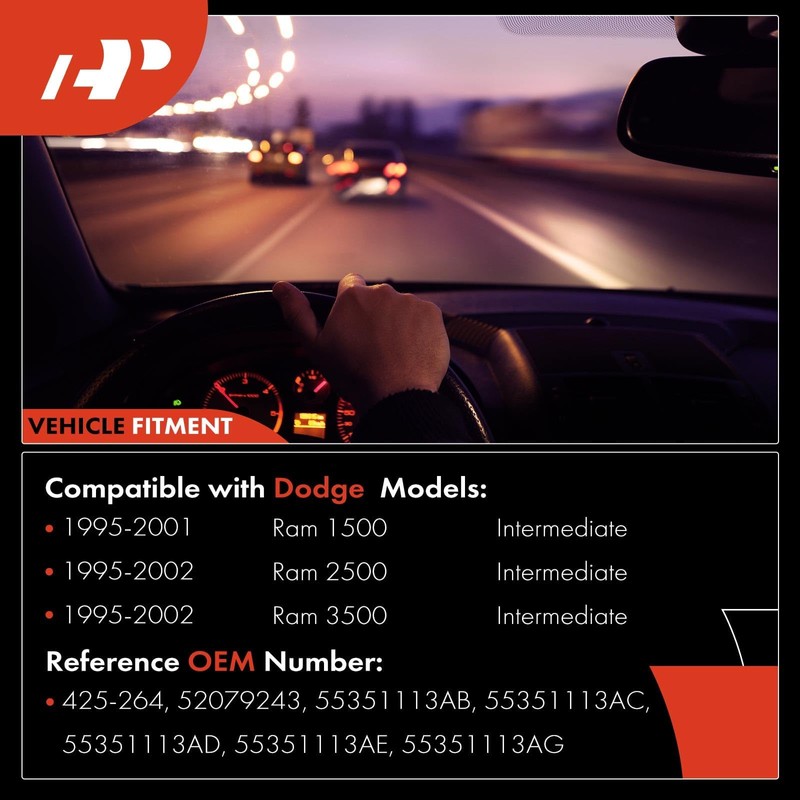 A-Premium Intermediate Steering Shaft Steering Column Shaft Compatible with Dodge