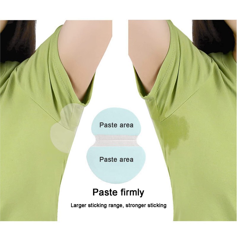 100 PCS Disposable Underarm Sweat Pad,Armpit Sweat Pads for Women