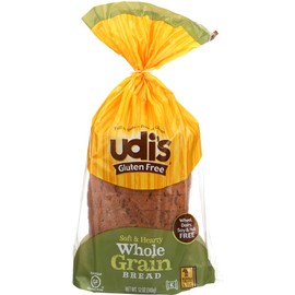 Udi's Delicious Gluten-Free MultiGrain Bread, 12 Oz Loaf [Case of 8]
