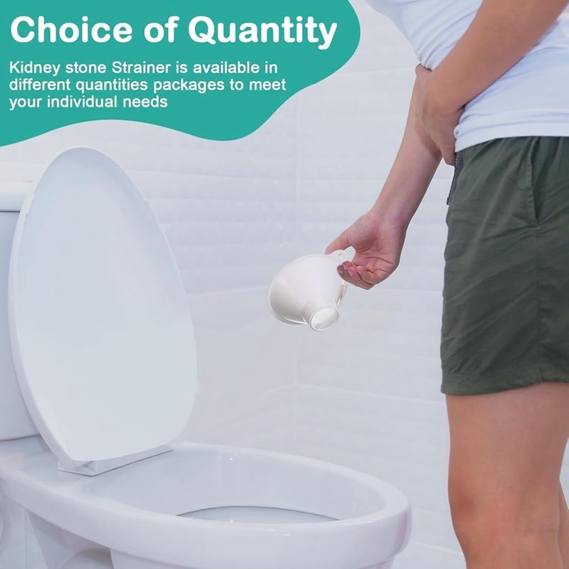 Comphic 12 Pcs Calculi Strainer Kidney Stone Strainer Collector Funnel