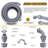 Wocloer 1-1/2 inch 25 Foot Liquid-Tight Conduit Kit, Flexible Non