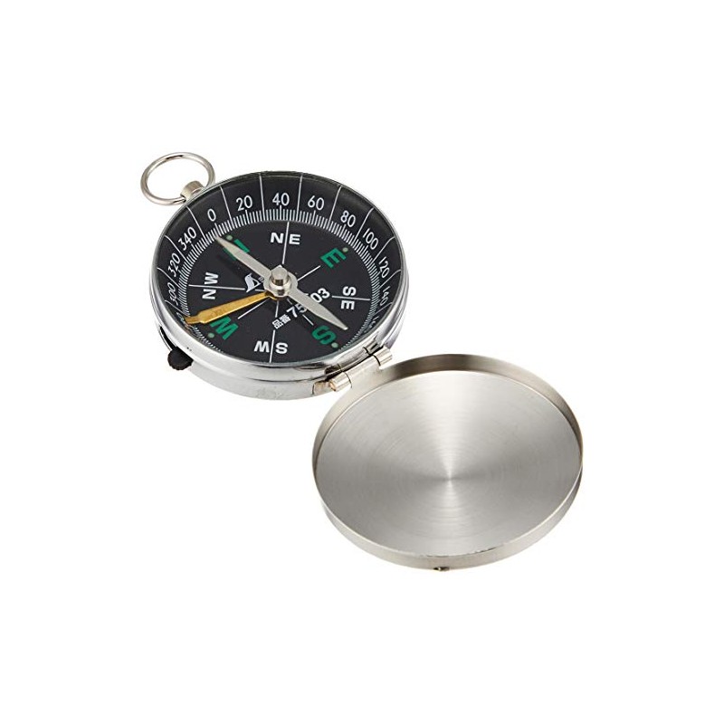 Shinwa Sokutei Directional Compass B-2 English Letters Metal Case 75603